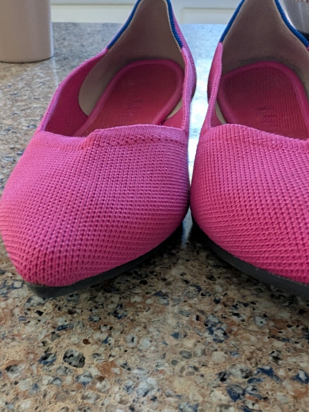 Pointed Knit Flats in Pink - Rothys - Picture 2 of 5